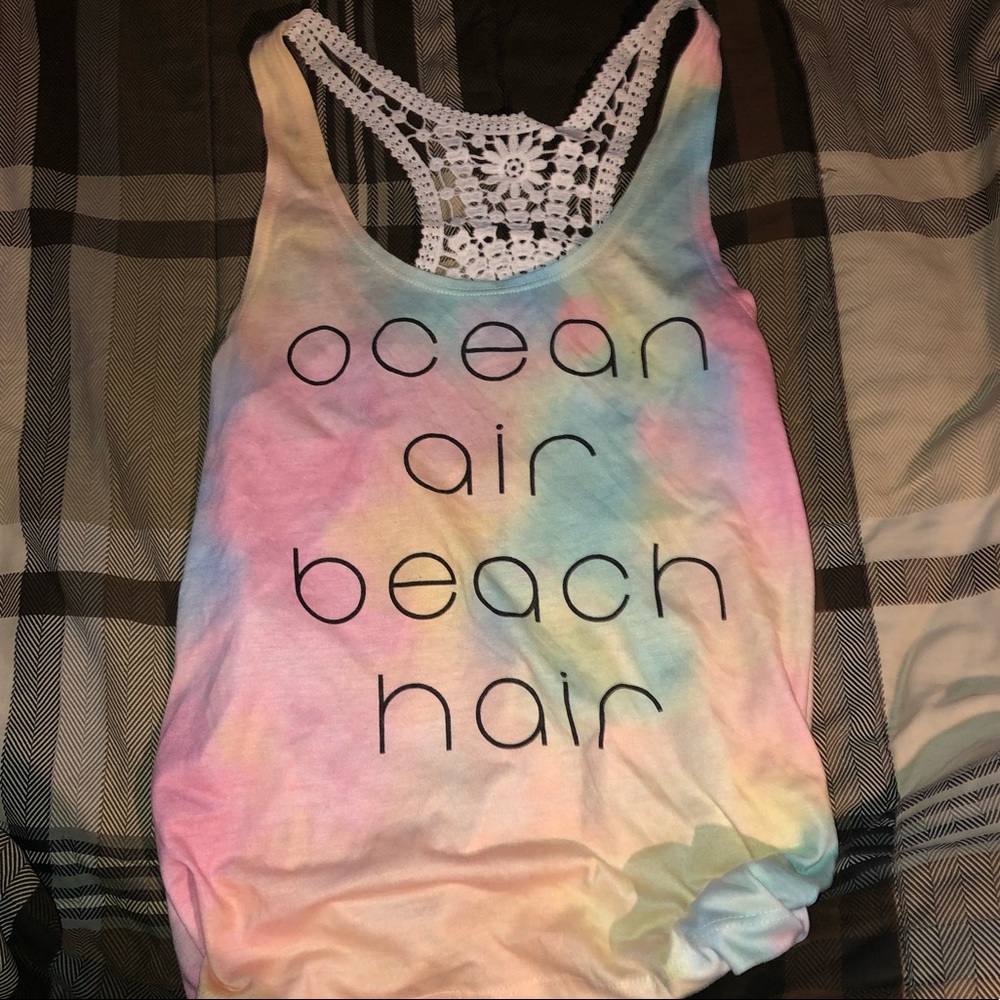 tie-dye tank